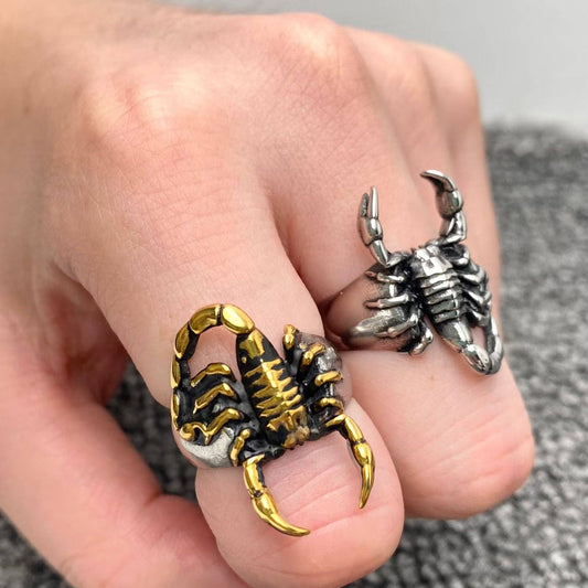 Vintage Scorpion Stainless Steel Ring - MJ/MR