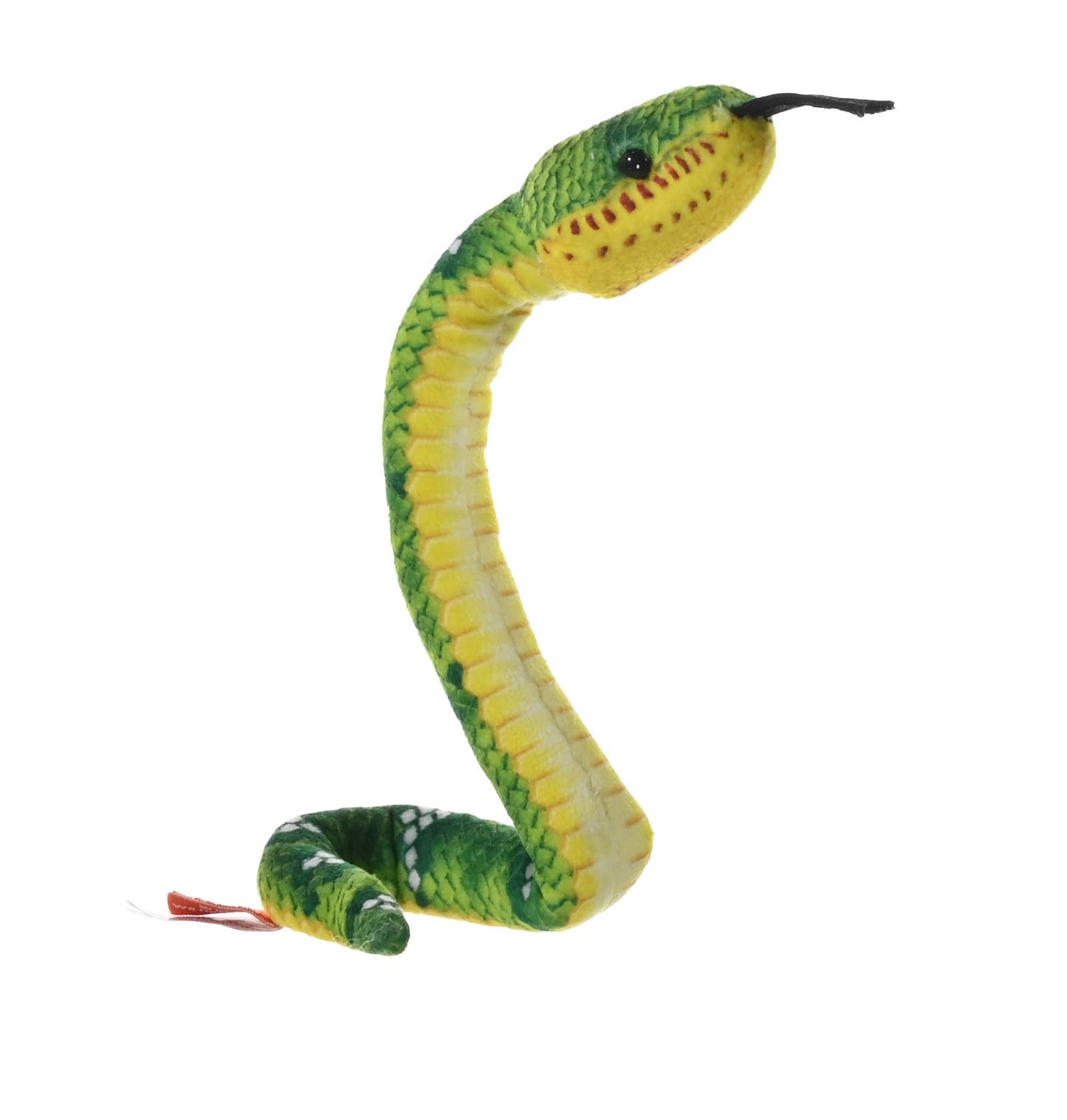 Emerald Tree Boa Plush Snake 12"