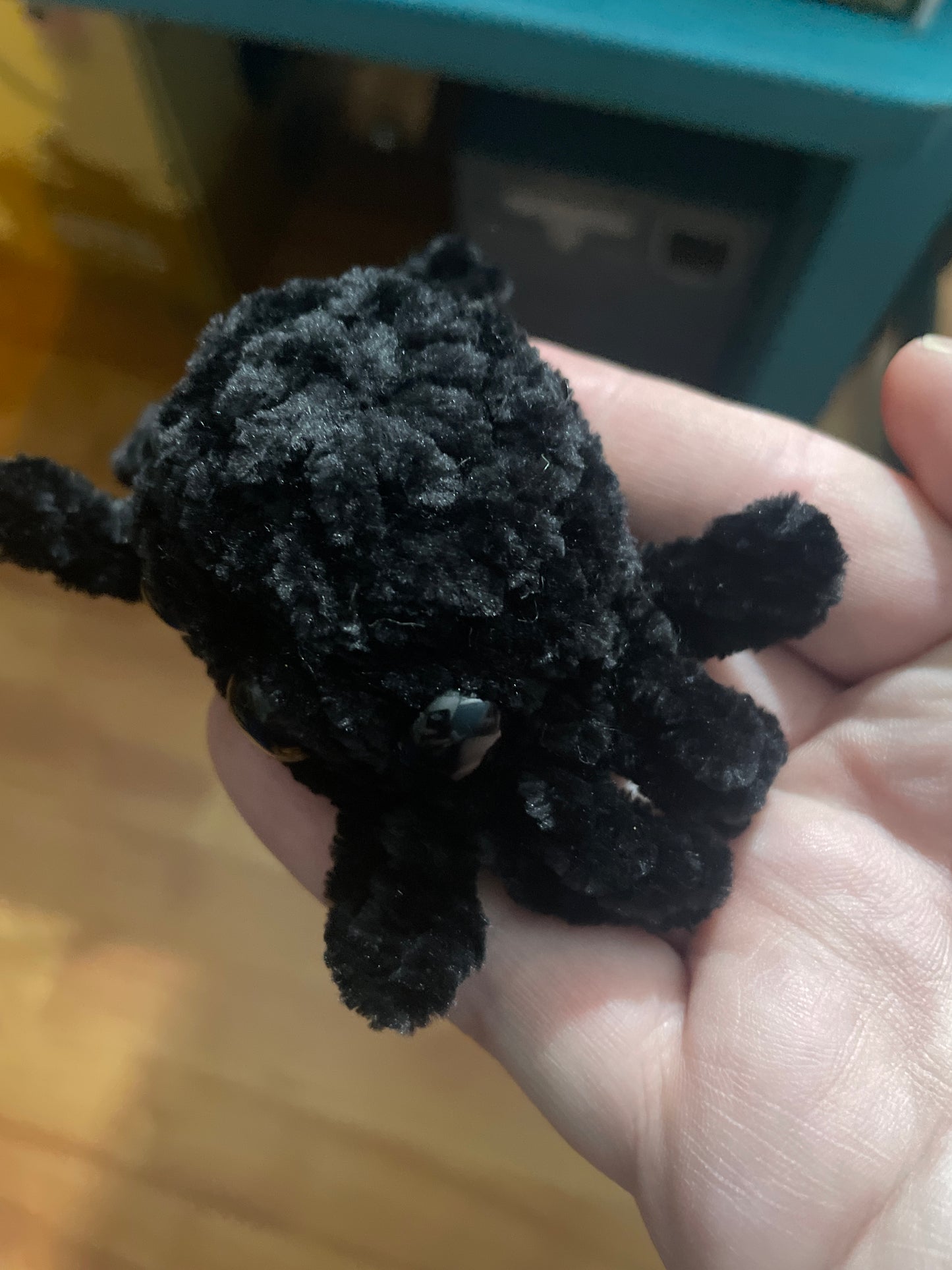 Plush - hand knit spider
