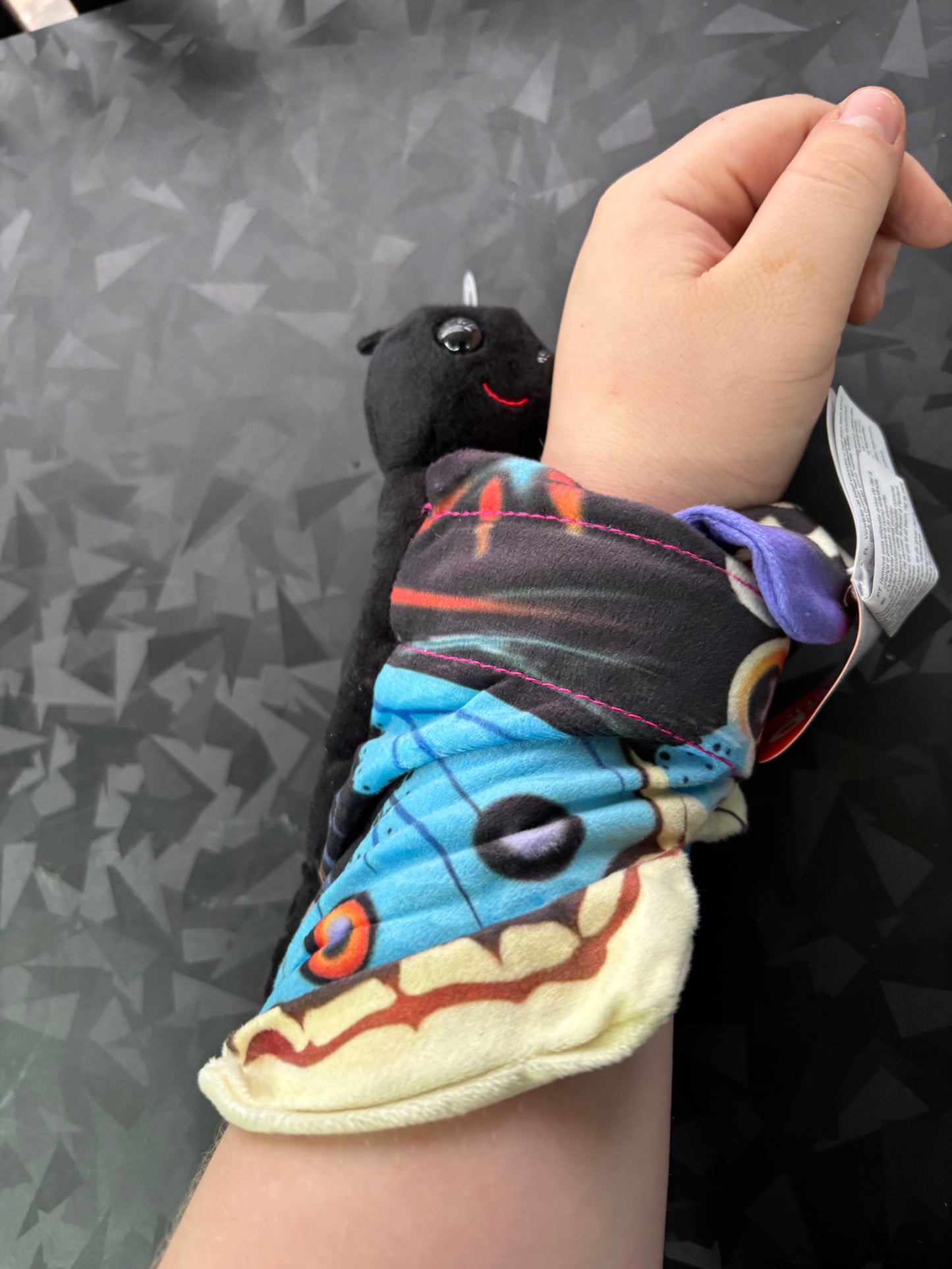 Blue Pansy Plush Butterfly 8"