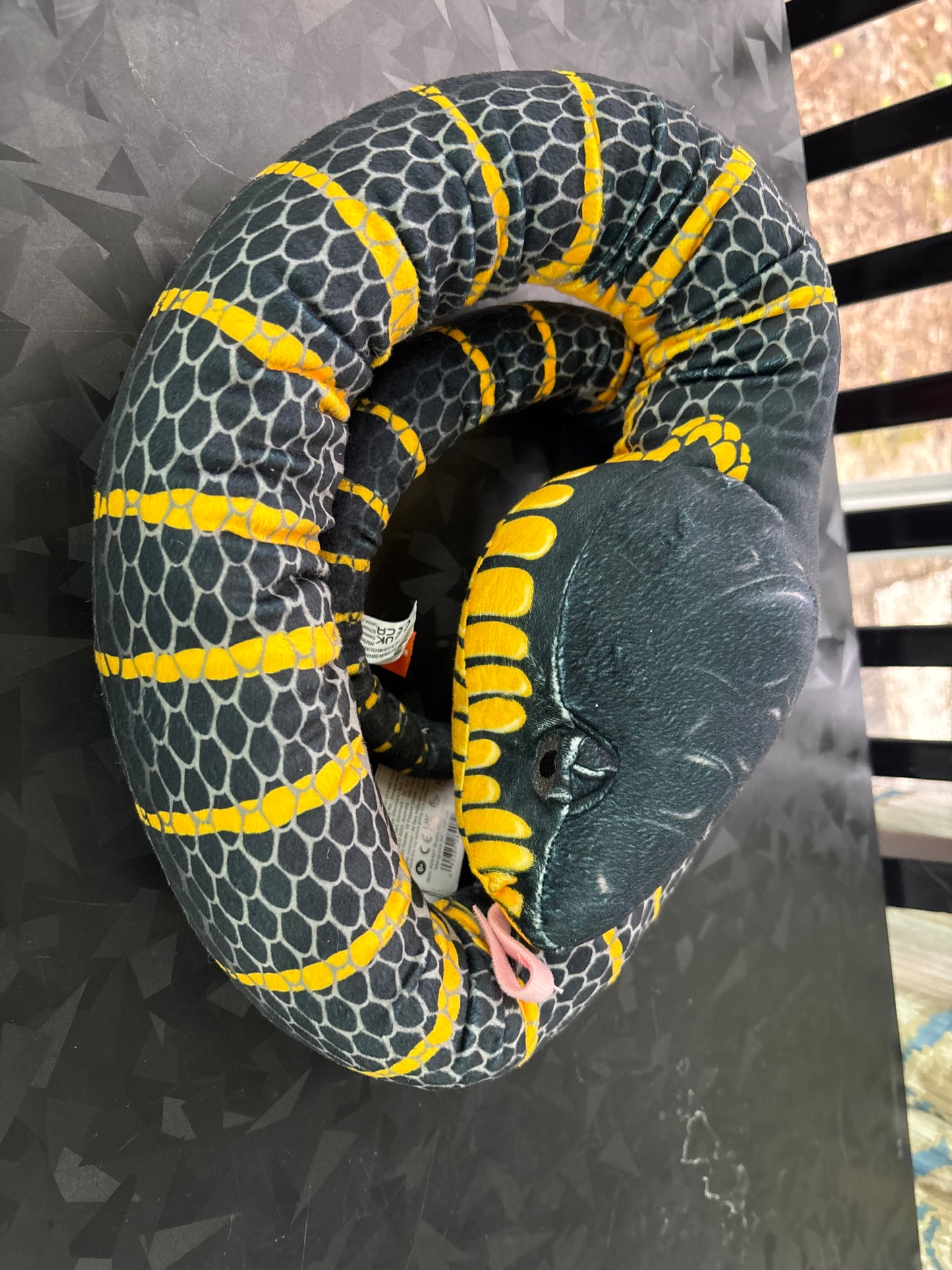 Black Fanged Mangrove Plush Snake 54"