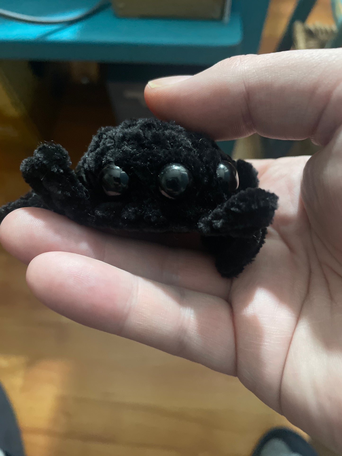 Plush - hand knit spider