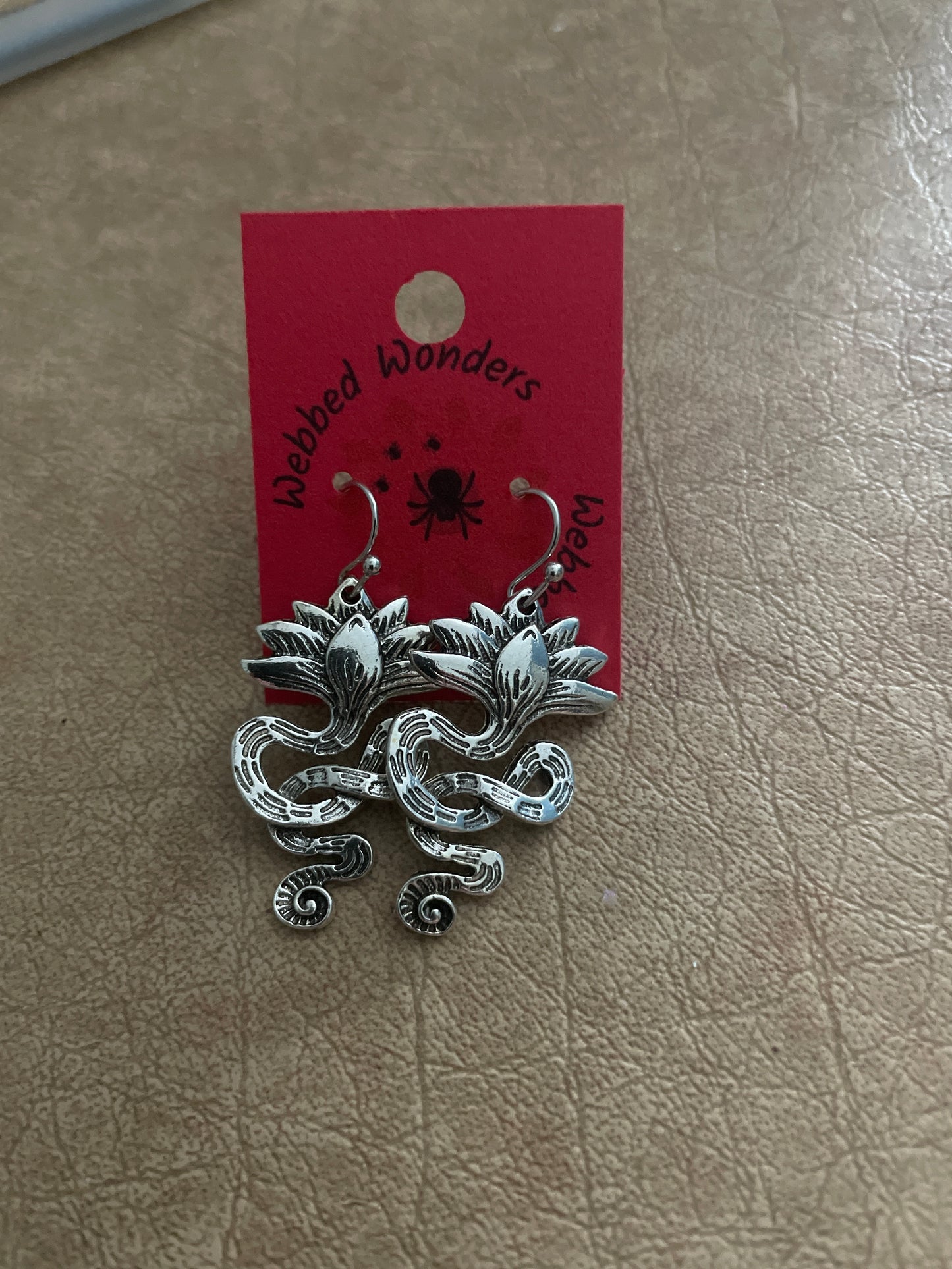 Earrings - Snake flower