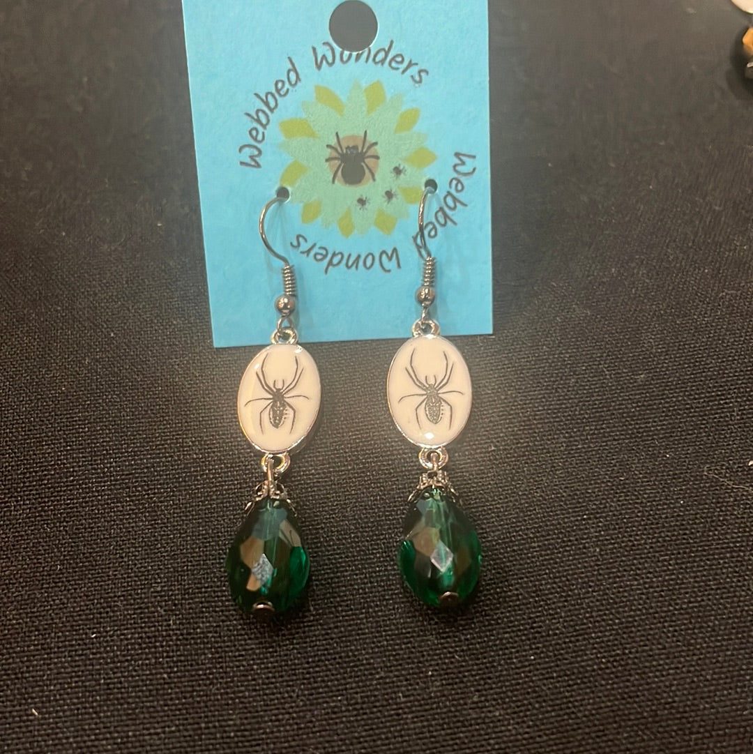 Earring - spider gem