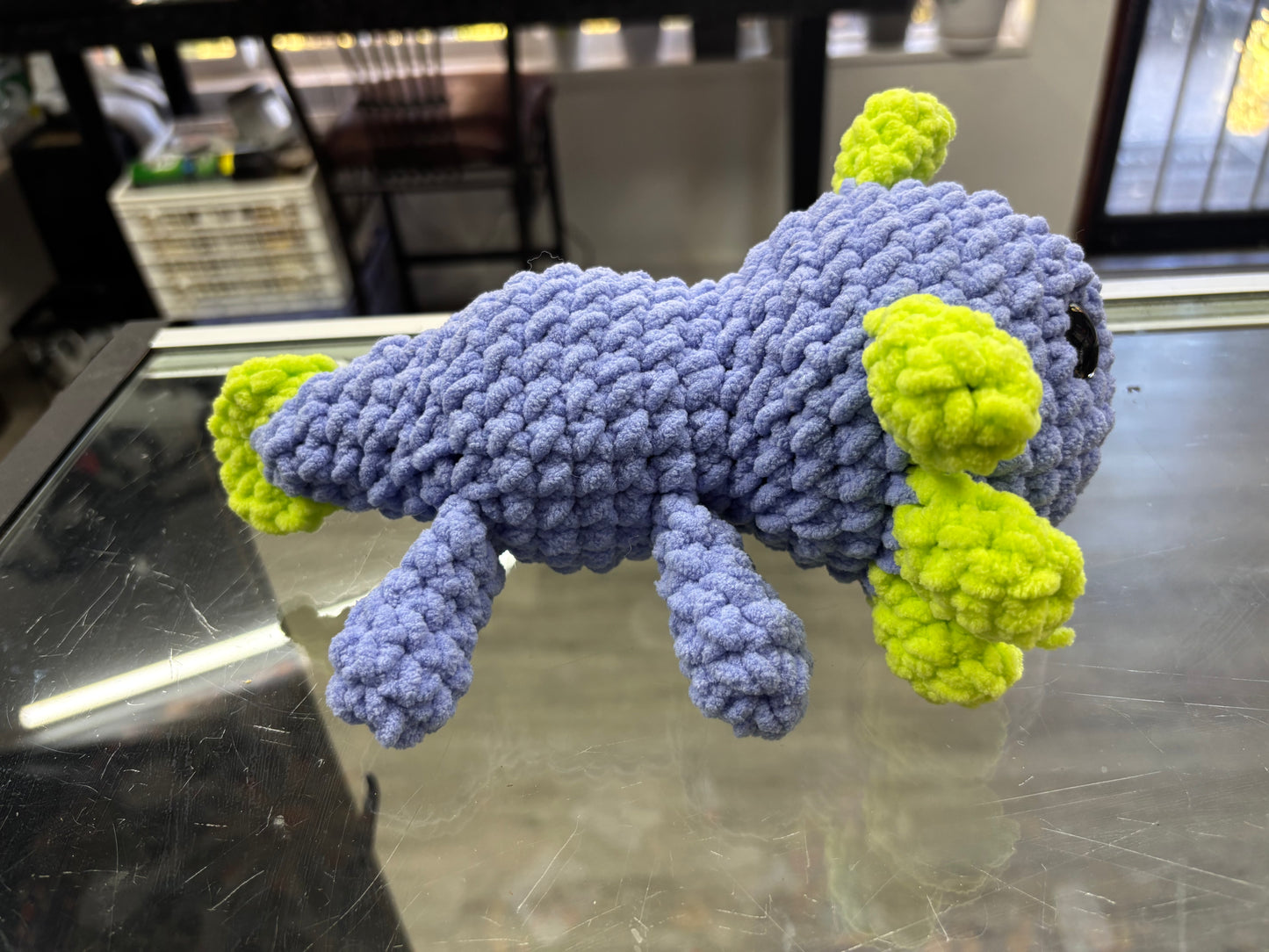 Knitted Axolotl Plush