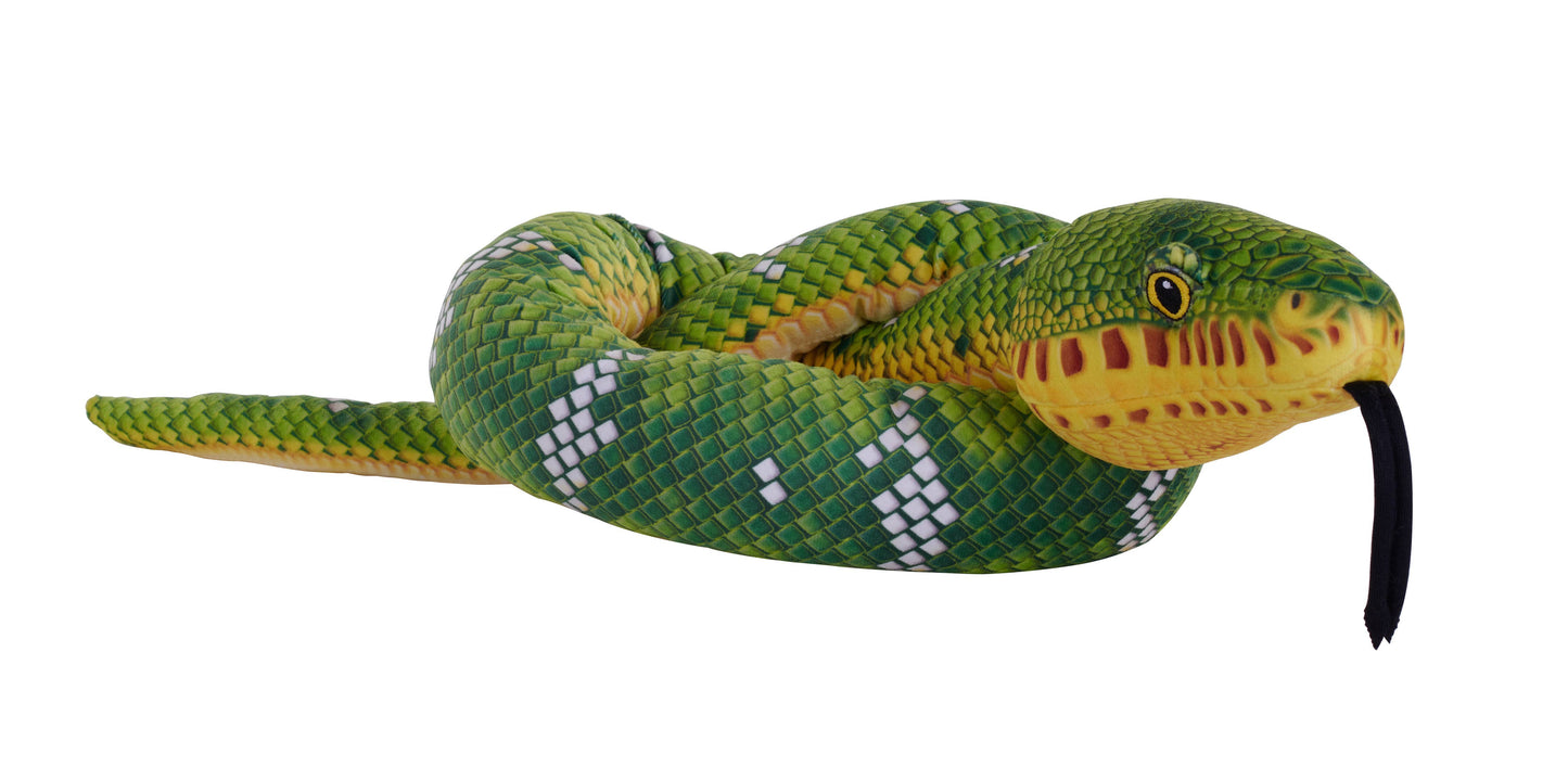 Emerald Tree Boa Plush Snake 54"