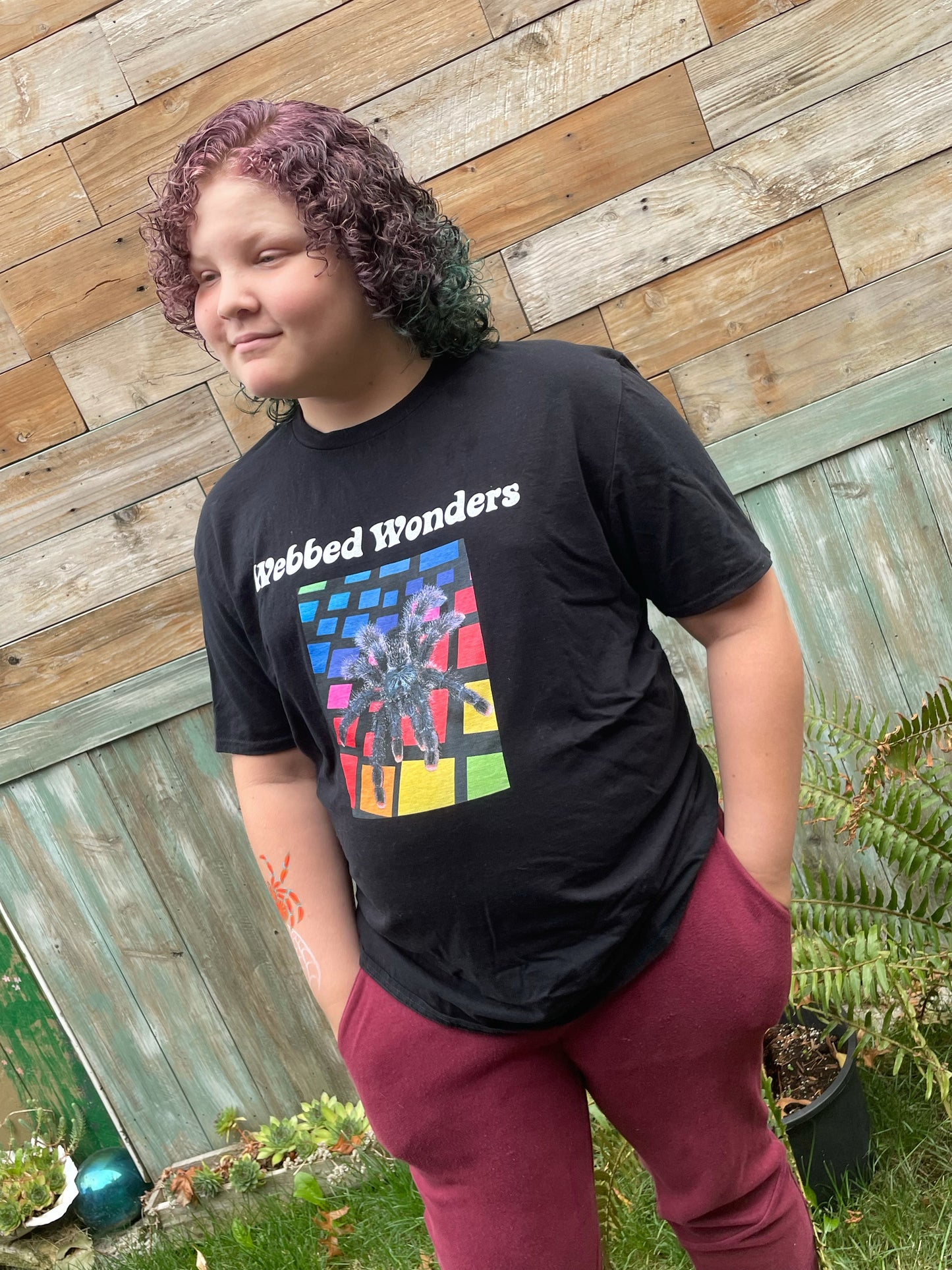 T-shirt Adult Webbed Wonders Black