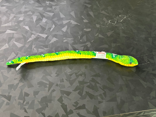 Emerald Tree Boa Plush Snake 12"