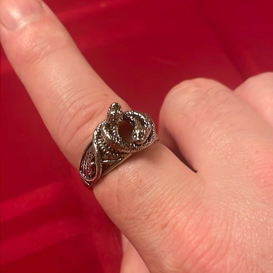 Twin Snakes Ring
