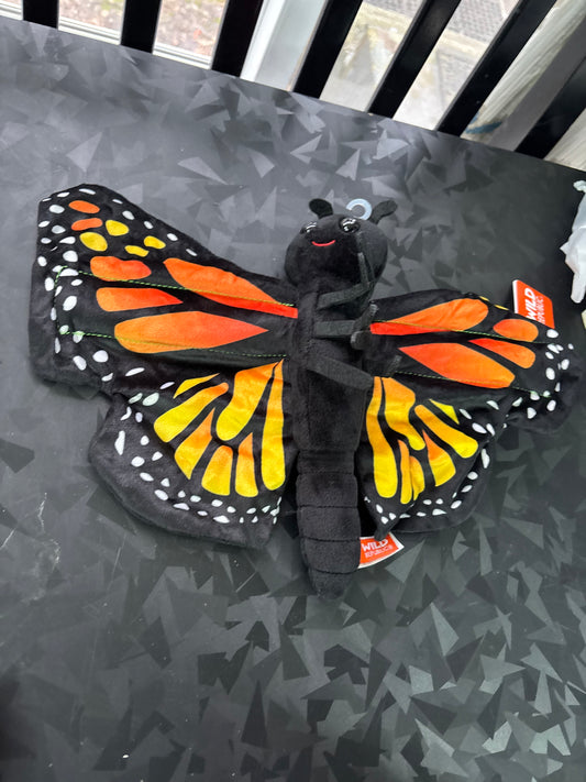 Monarch Plush Butterfly 8"