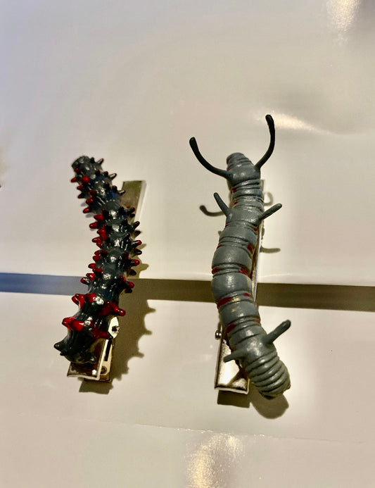 Hair Clips - Caterpillar