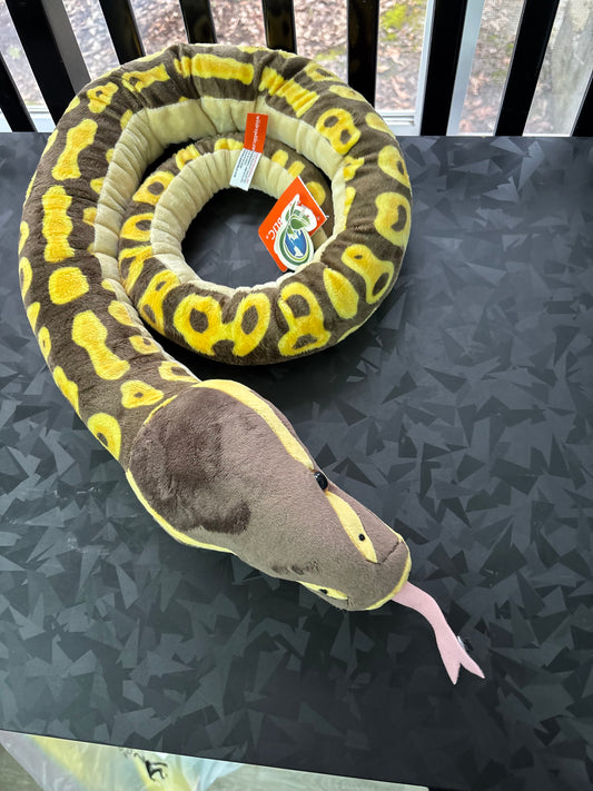Ball Python Plush Snake 54"