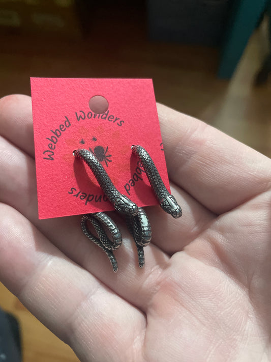 Earring - snake double sided