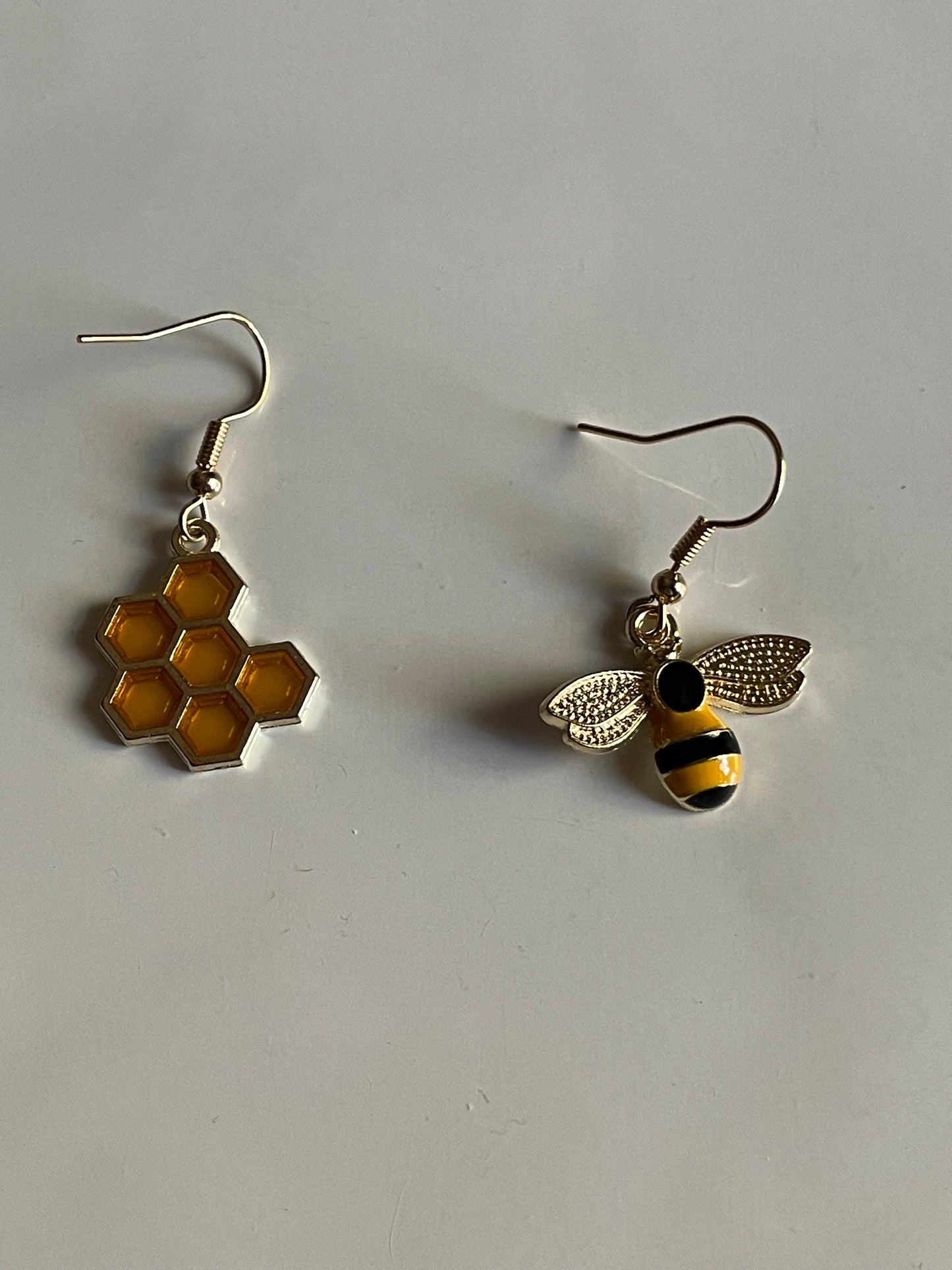 Earring - Bee / Honeycomb