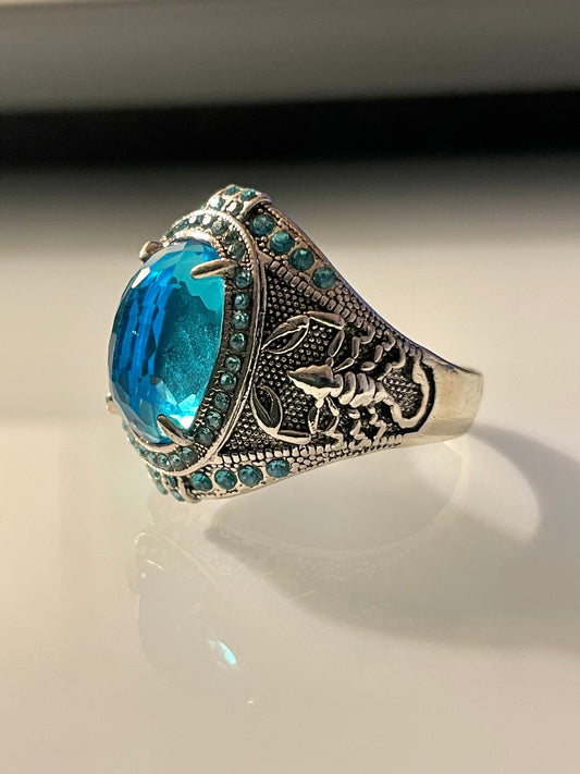 Ring - Scorpion Blue