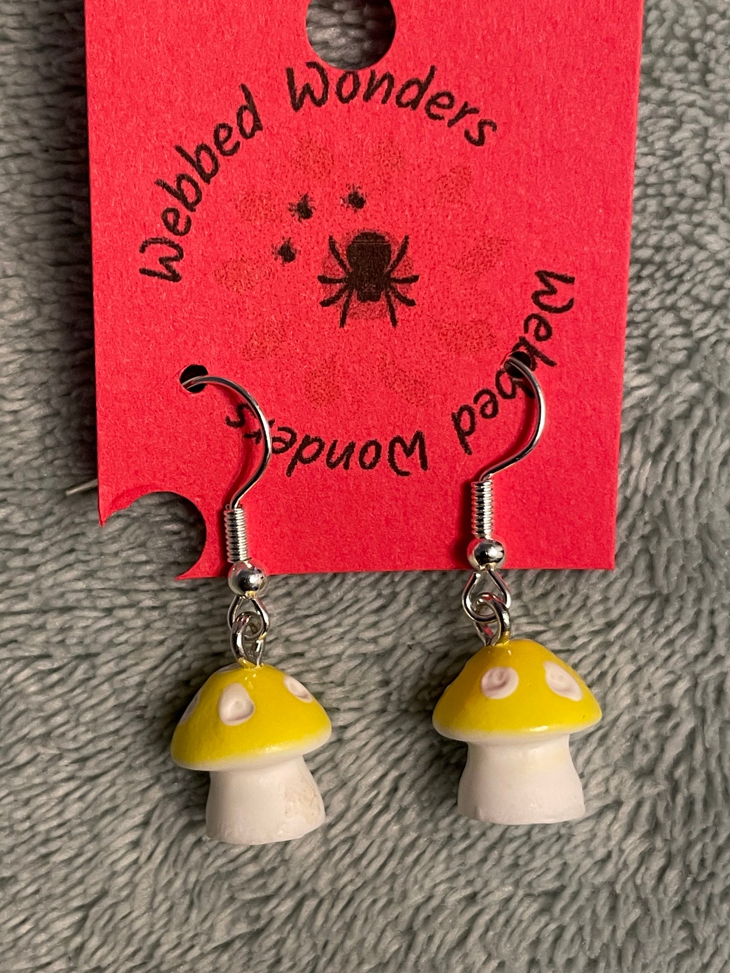 Earring - Mushroom Yellow